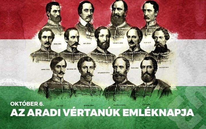 Október 6. - Aradi vértanúk emléknapja